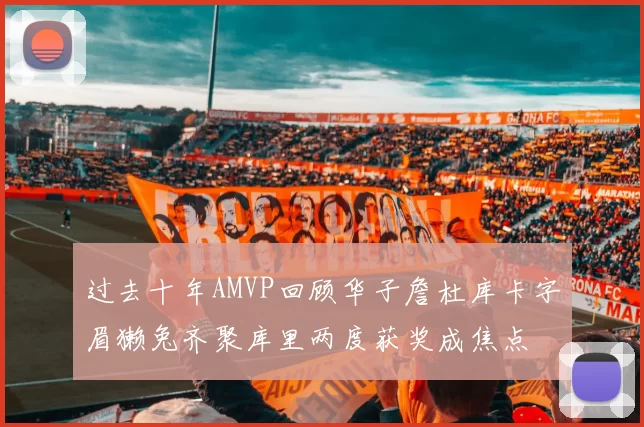 过去十年AMVP回顾华子詹杜库卡字眉獭兔齐聚库里两度获奖成焦点
